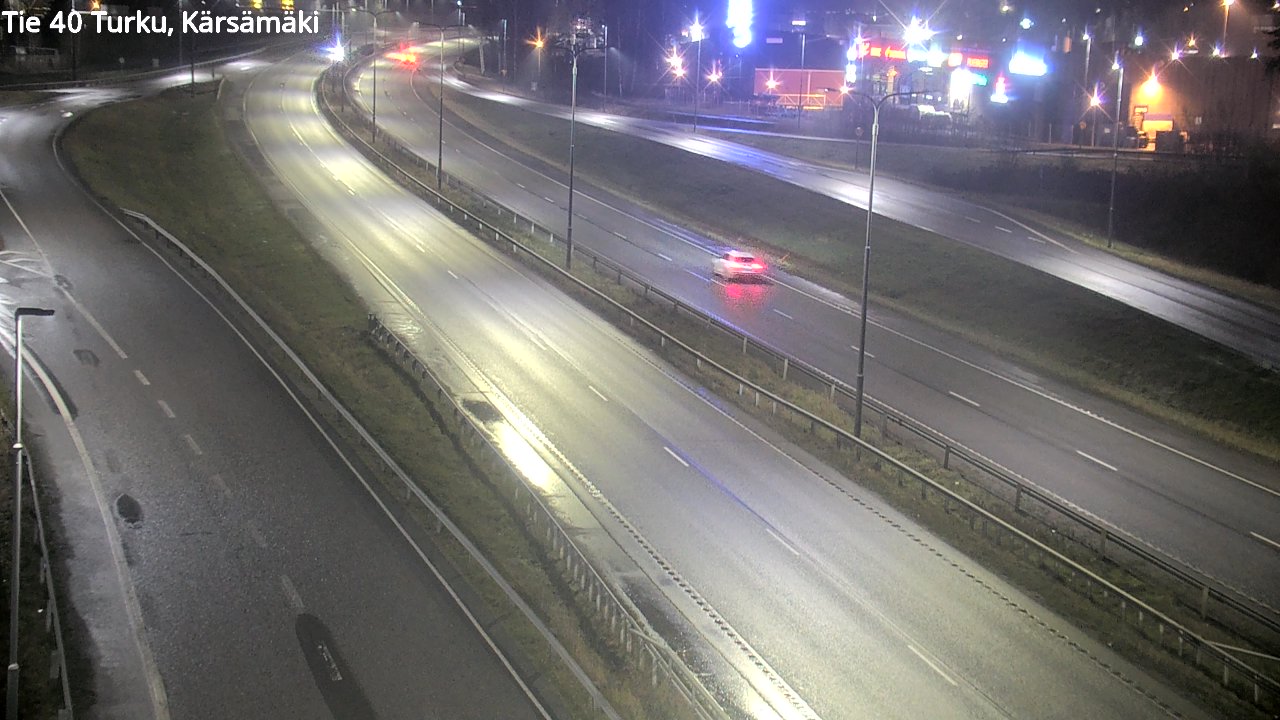 Weather Camera Image Väg 40 Åbo, Kärsämäki, Turku, Varsinais-Suomi