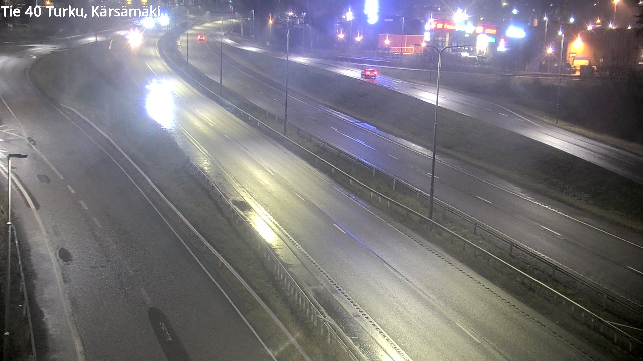 Weather Camera Image Väg 40 Åbo, Kärsämäki, Turku, Varsinais-Suomi
