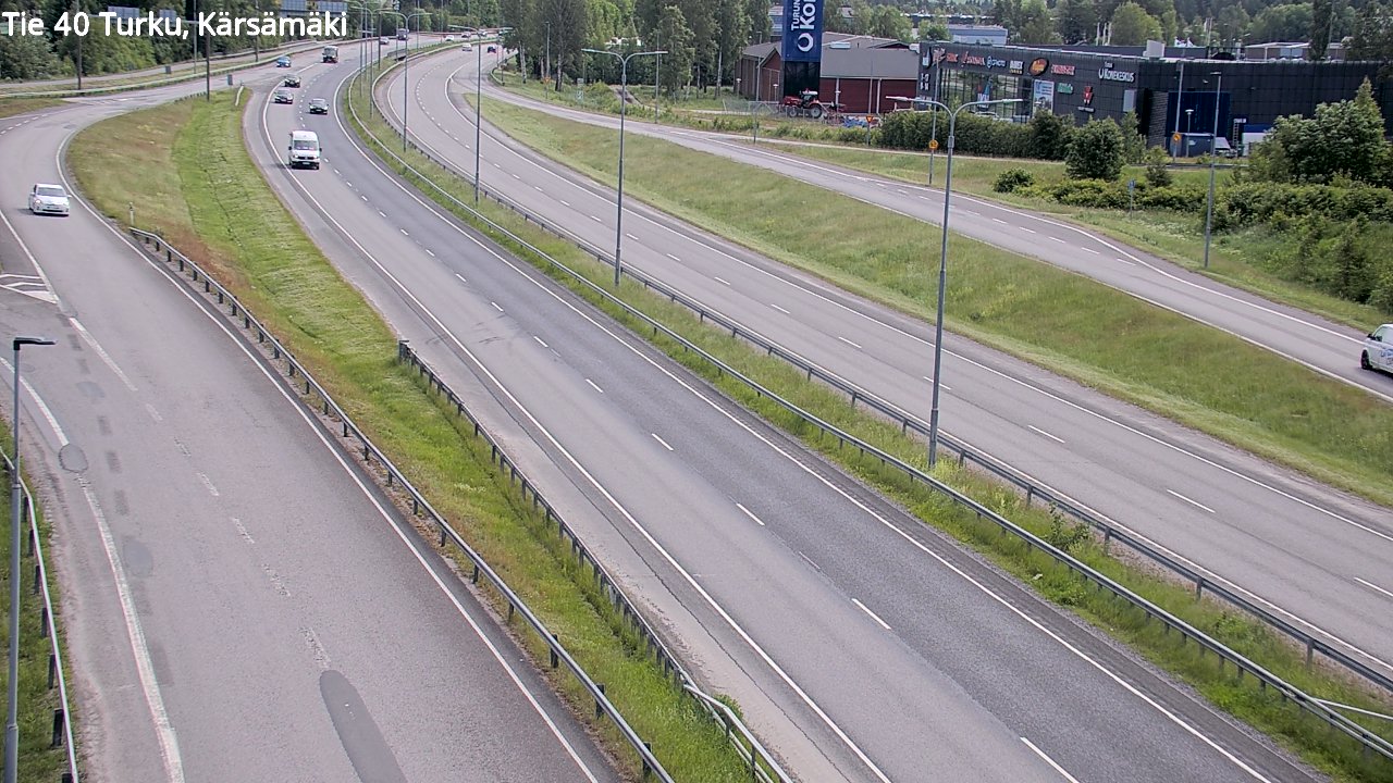 Weather Camera Image Väg 40 Åbo, Kärsämäki, Turku, Varsinais-Suomi