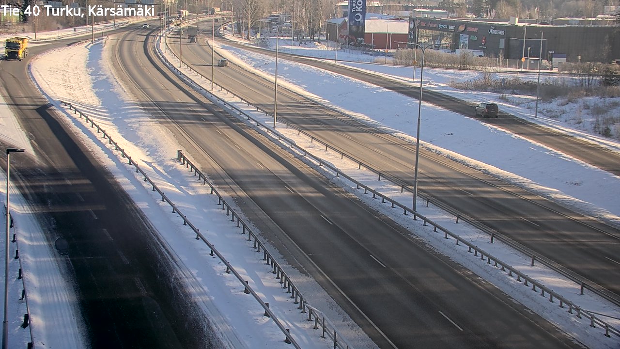 Weather Camera Image Road 40 Turku, Kärsämäki, Turku, Varsinais-Suomi