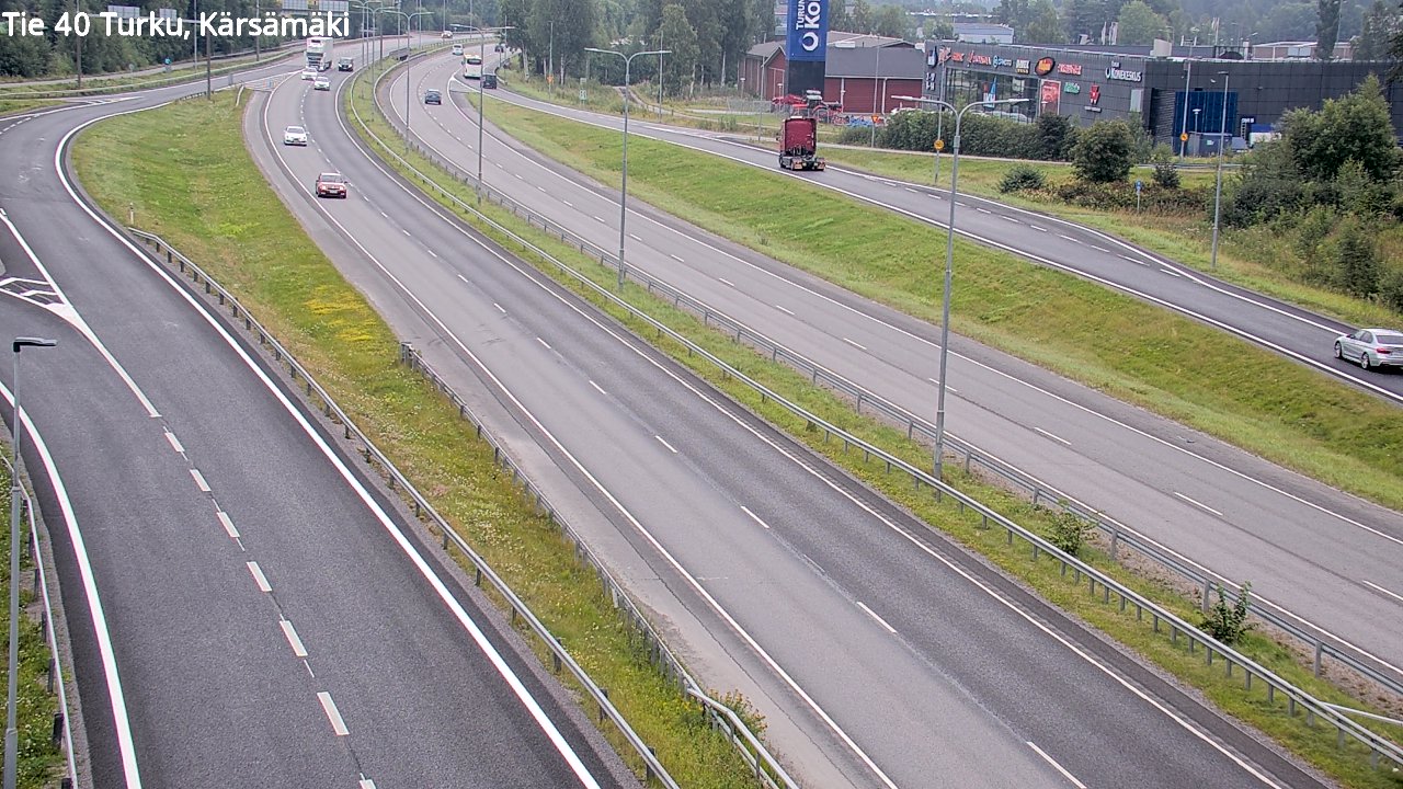 Weather Camera Image Road 40 Turku, Kärsämäki, Turku, Varsinais-Suomi