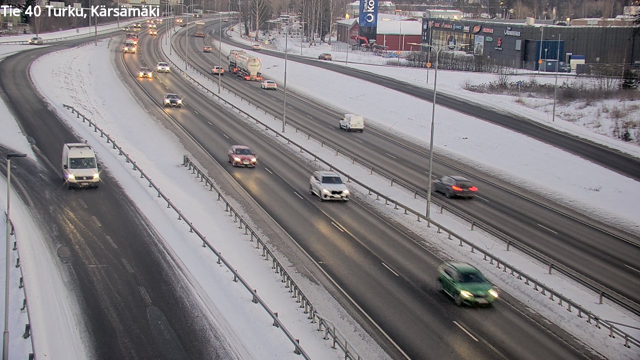Weather Camera Image Road 40 Turku, Kärsämäki, Turku, Varsinais-Suomi