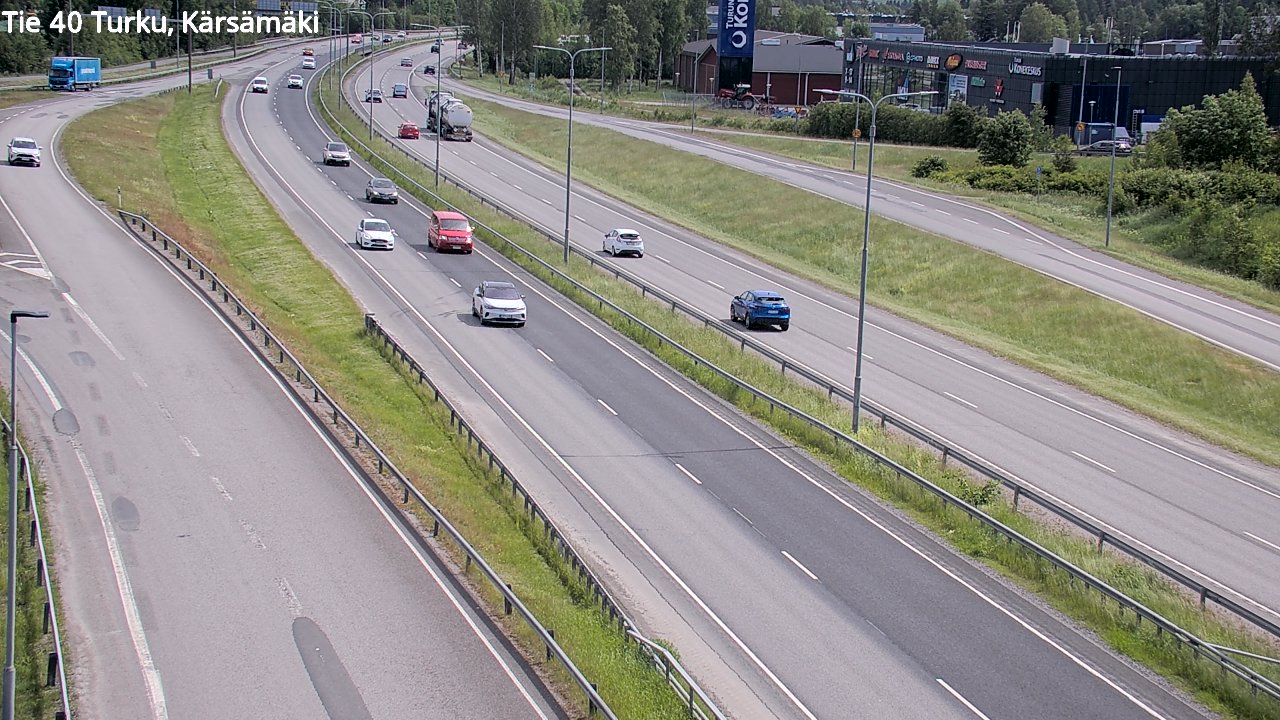 Weather Camera Image Väg 40 Åbo, Kärsämäki, Turku, Varsinais-Suomi