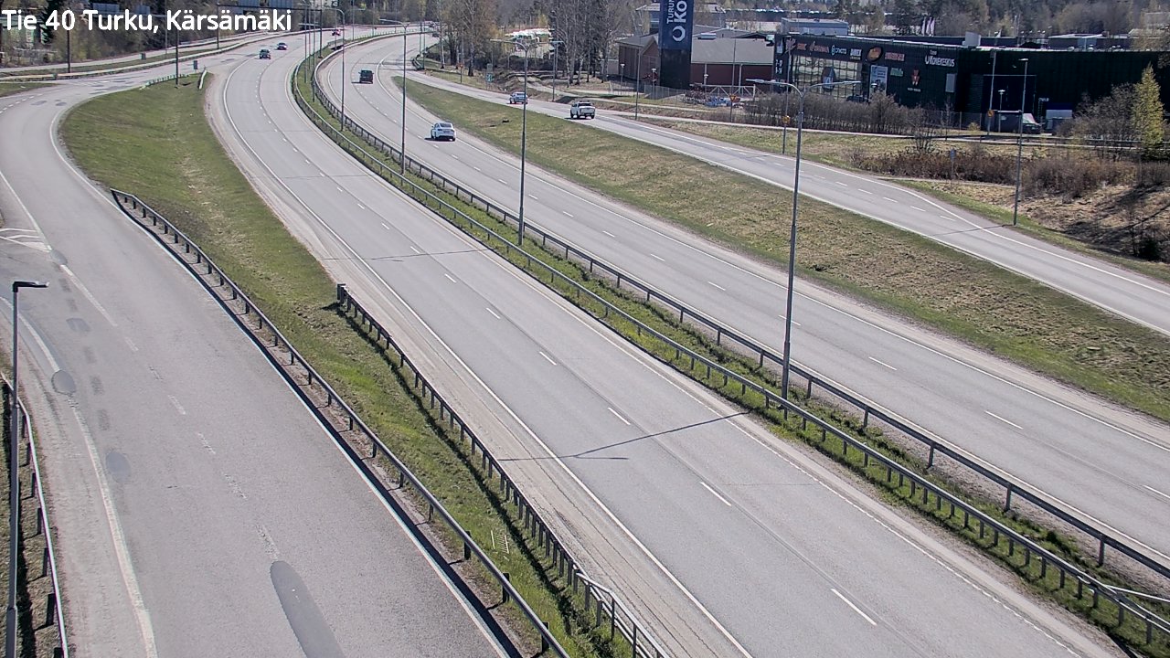 Weather Camera Image Road 40 Turku, Kärsämäki, Turku, Varsinais-Suomi