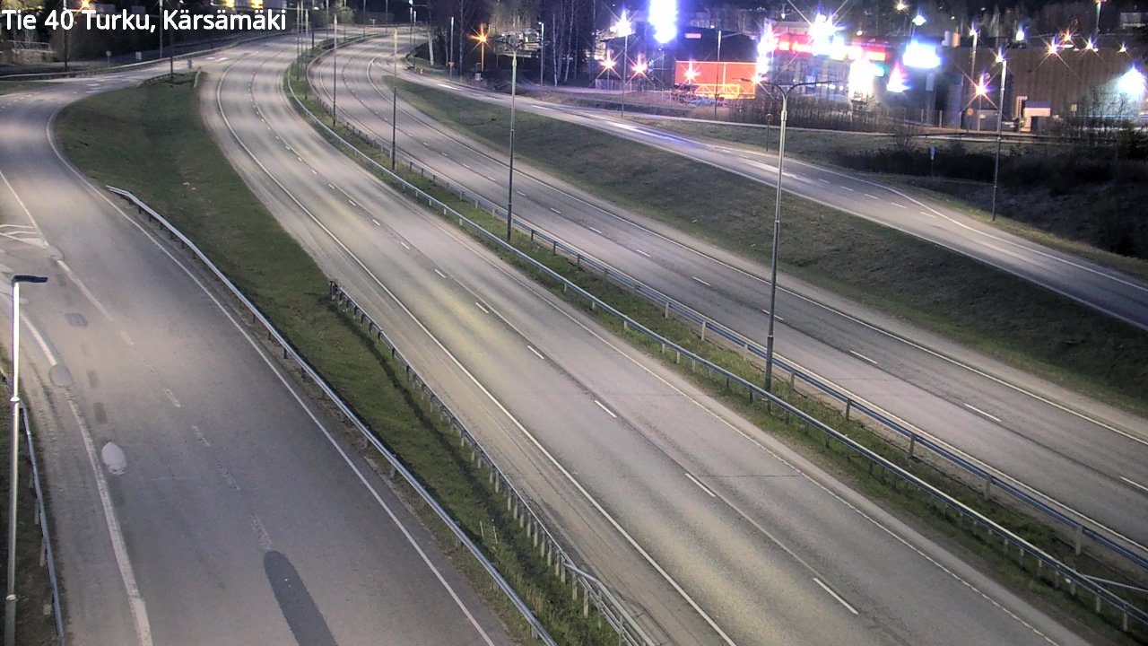 Weather Camera Image Road 40 Turku, Kärsämäki, Turku, Varsinais-Suomi