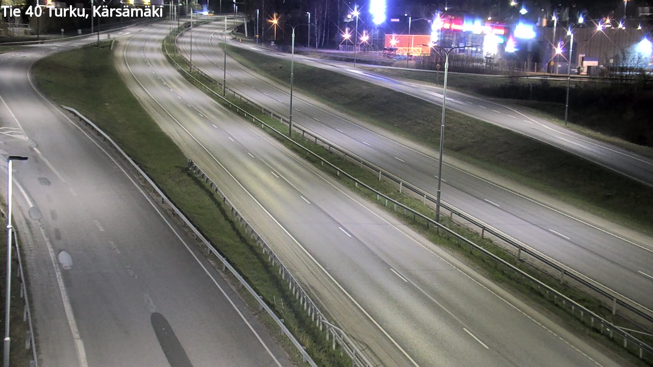 Weather Camera Image Väg 40 Åbo, Kärsämäki, Turku, Varsinais-Suomi