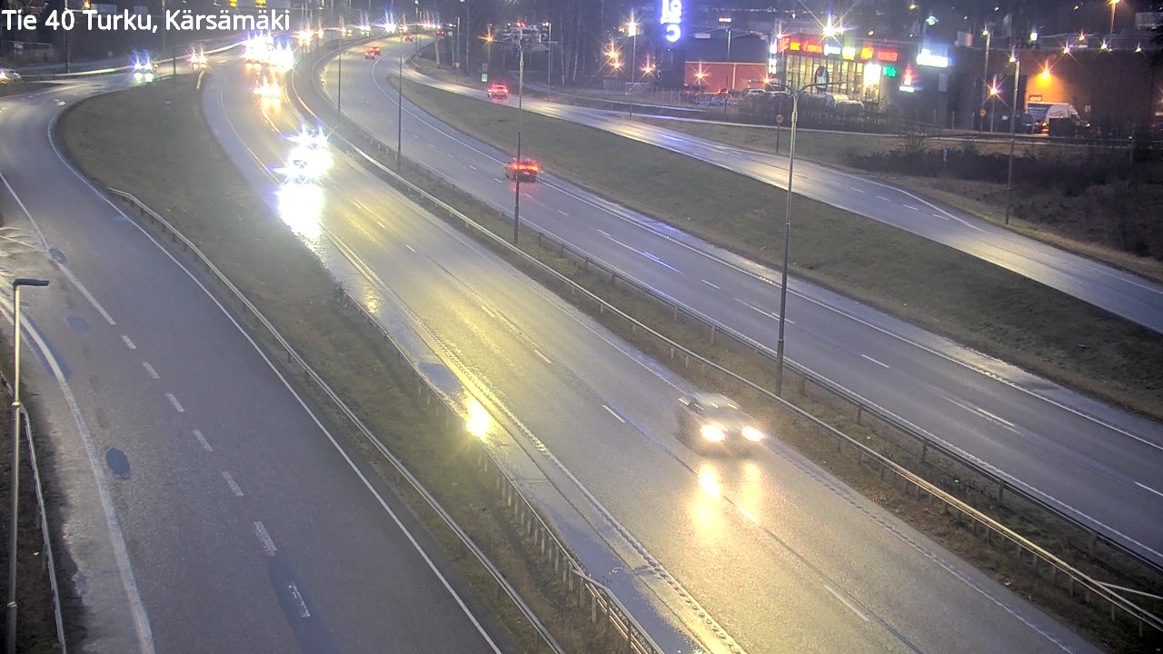 Weather Camera Image Väg 40 Åbo, Kärsämäki, Turku, Varsinais-Suomi