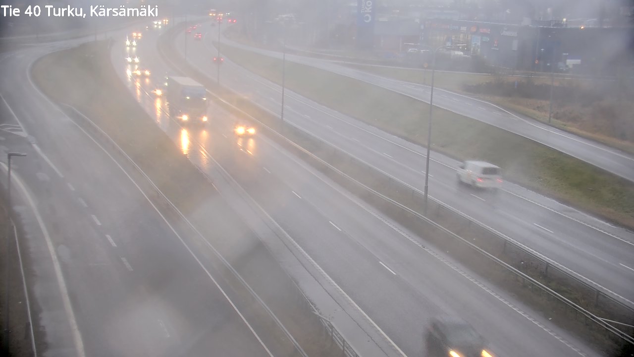 Weather Camera Image Väg 40 Åbo, Kärsämäki, Turku, Varsinais-Suomi