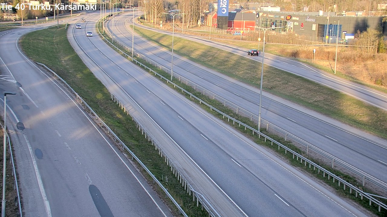 Weather Camera Image Road 40 Turku, Kärsämäki, Turku, Varsinais-Suomi