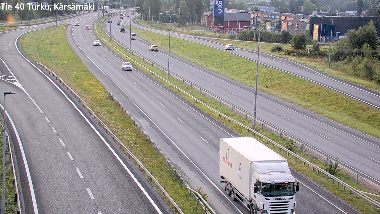 Weather Camera Image Road 40 Turku, Kärsämäki, Turku, Varsinais-Suomi