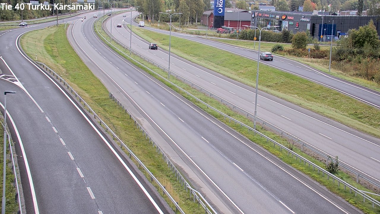 Weather Camera Image Road 40 Turku, Kärsämäki, Turku, Varsinais-Suomi