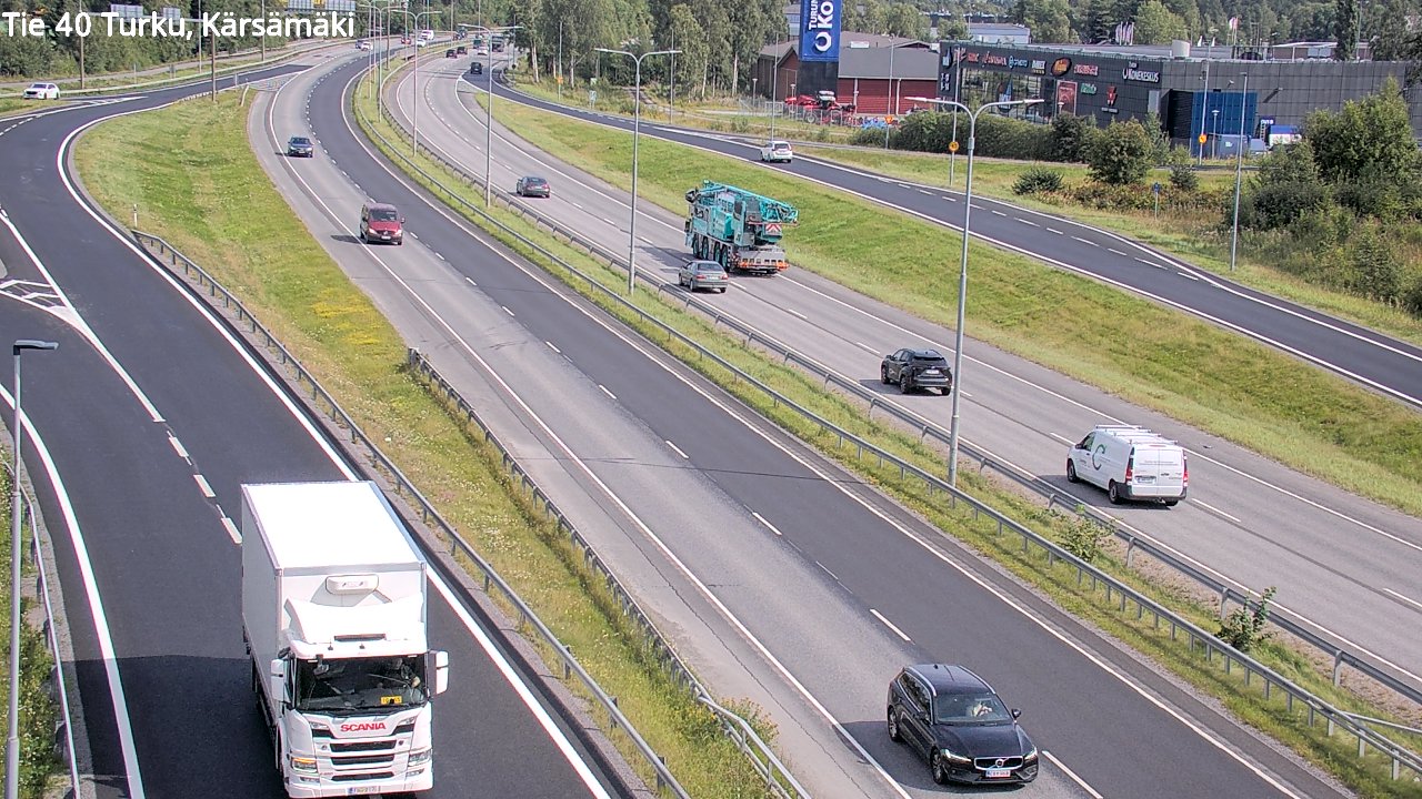 Weather Camera Image Road 40 Turku, Kärsämäki, Turku, Varsinais-Suomi