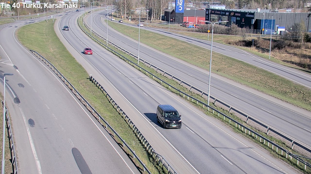 Weather Camera Image Road 40 Turku, Kärsämäki, Turku, Varsinais-Suomi