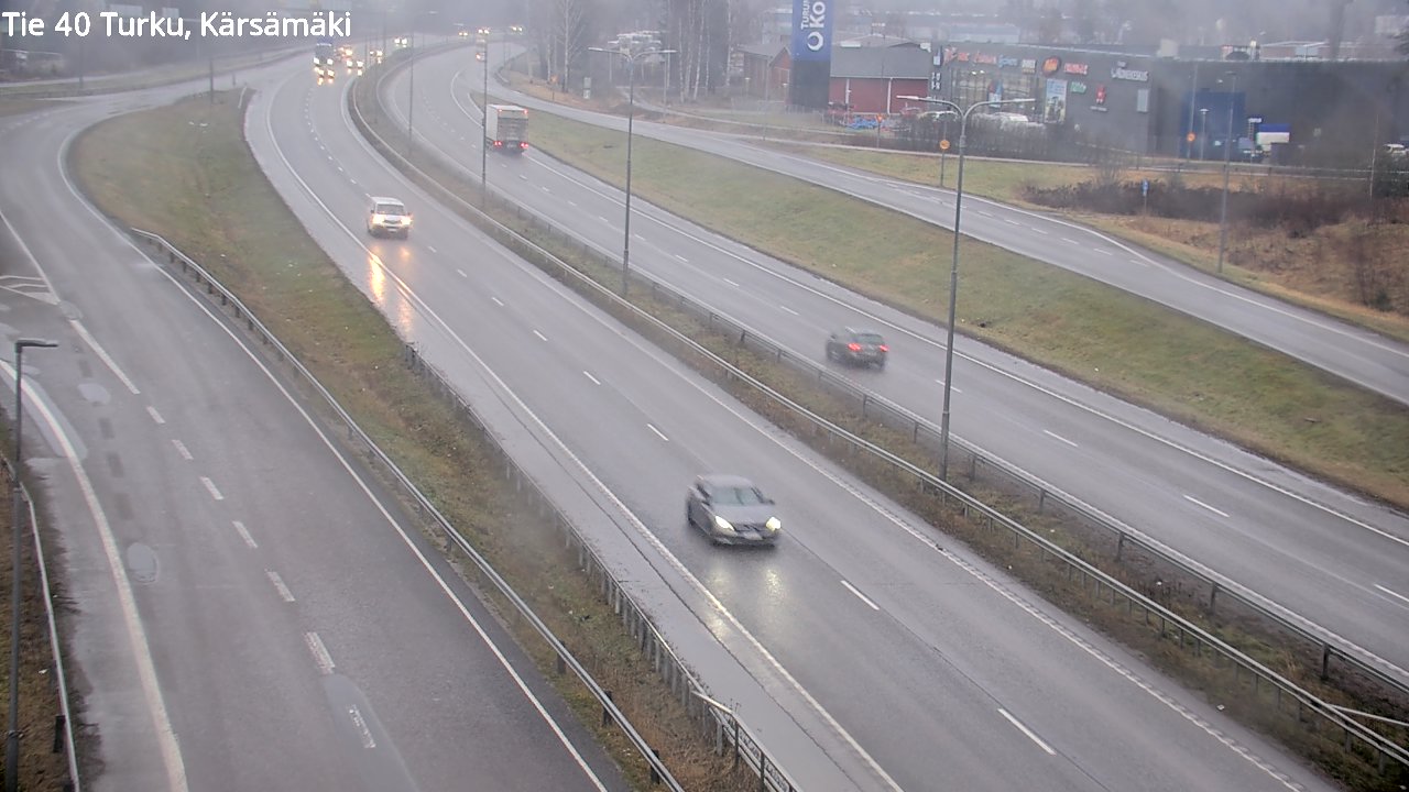Weather Camera Image Väg 40 Åbo, Kärsämäki, Turku, Varsinais-Suomi
