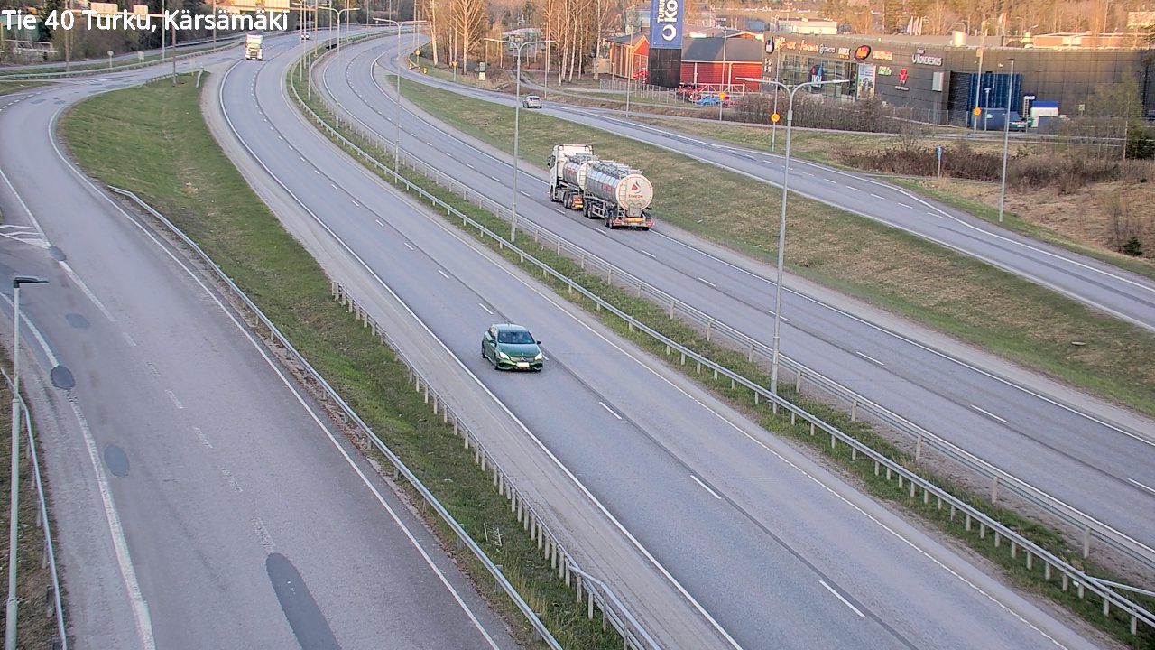 Weather Camera Image Road 40 Turku, Kärsämäki, Turku, Varsinais-Suomi