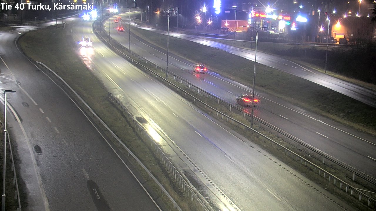 Weather Camera Image Väg 40 Åbo, Kärsämäki, Turku, Varsinais-Suomi