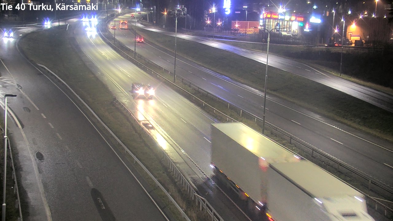 Weather Camera Image Väg 40 Åbo, Kärsämäki, Turku, Varsinais-Suomi