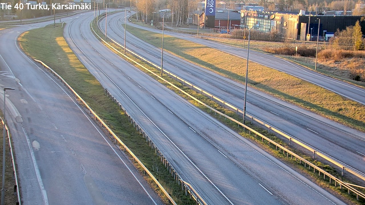Weather Camera Image Road 40 Turku, Kärsämäki, Turku, Varsinais-Suomi