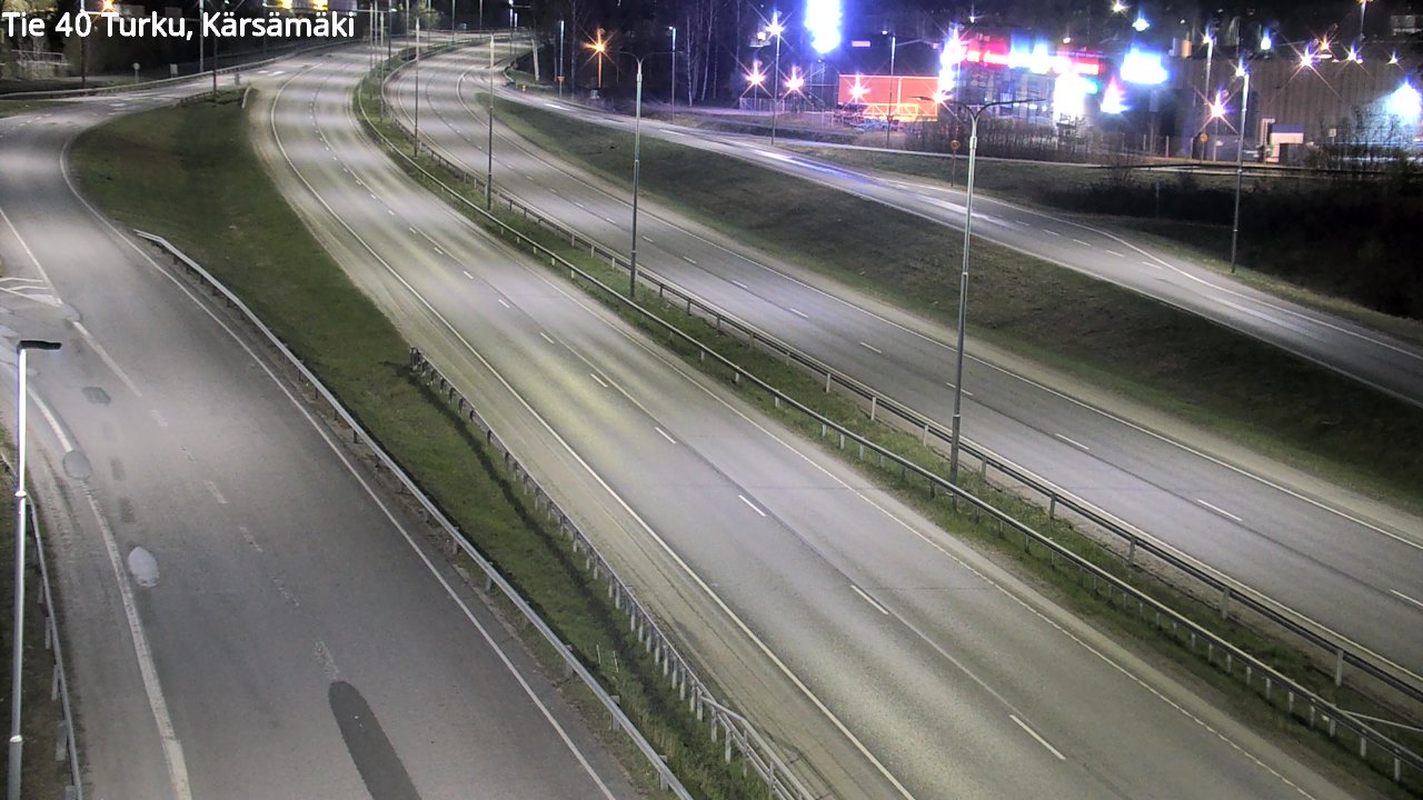 Weather Camera Image Väg 40 Åbo, Kärsämäki, Turku, Varsinais-Suomi