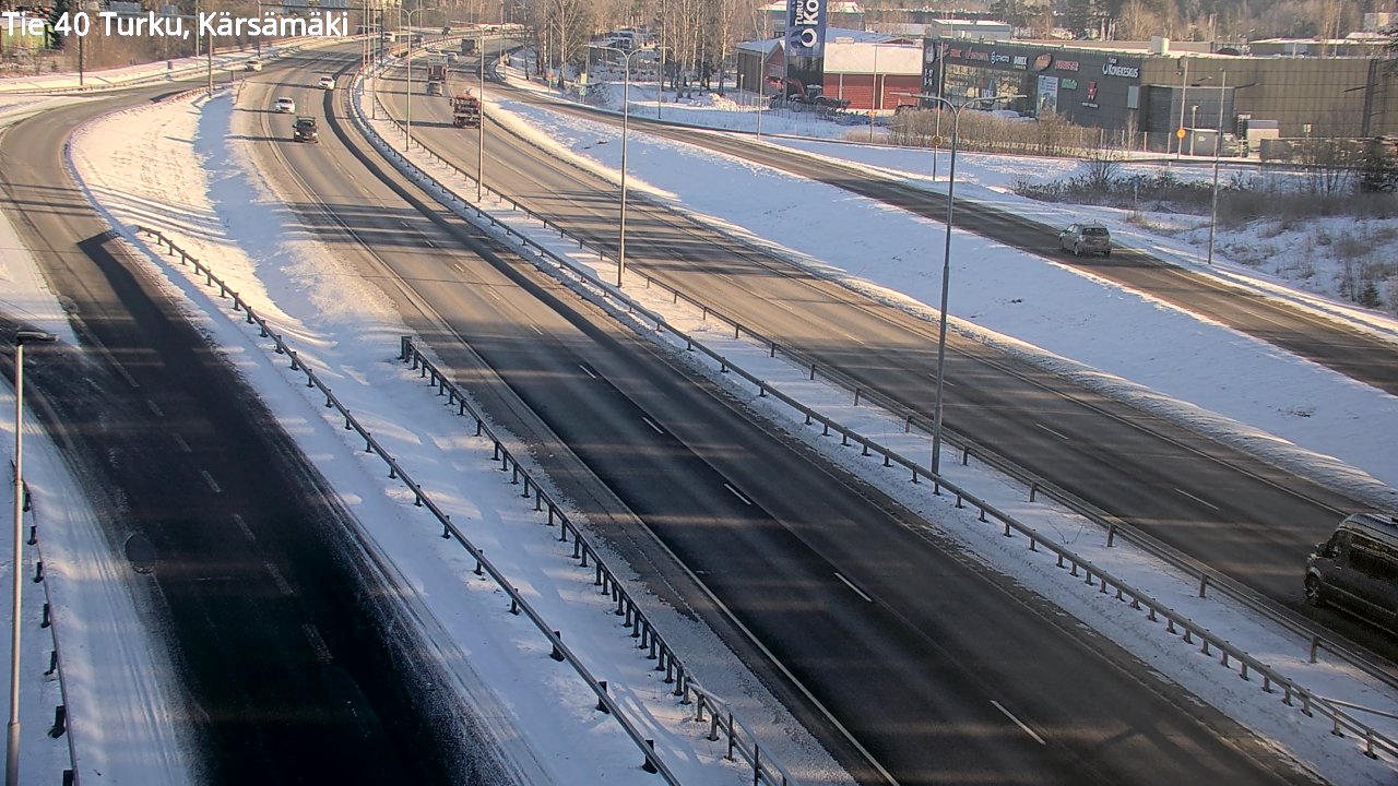 Weather Camera Image Road 40 Turku, Kärsämäki, Turku, Varsinais-Suomi