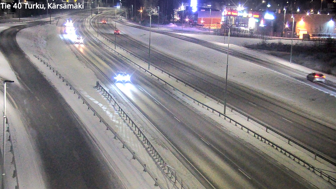 Weather Camera Image Road 40 Turku, Kärsämäki, Turku, Varsinais-Suomi