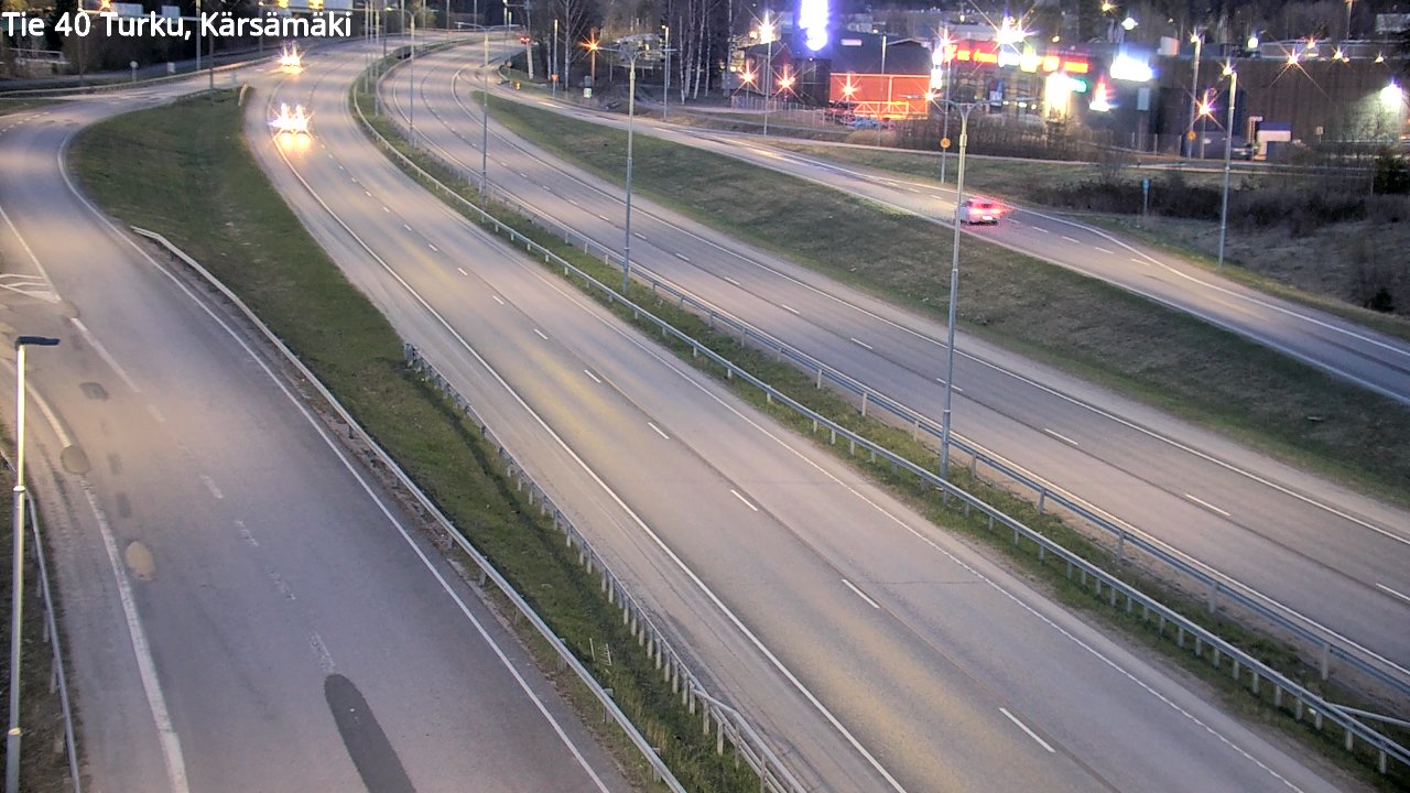 Weather Camera Image Road 40 Turku, Kärsämäki, Turku, Varsinais-Suomi