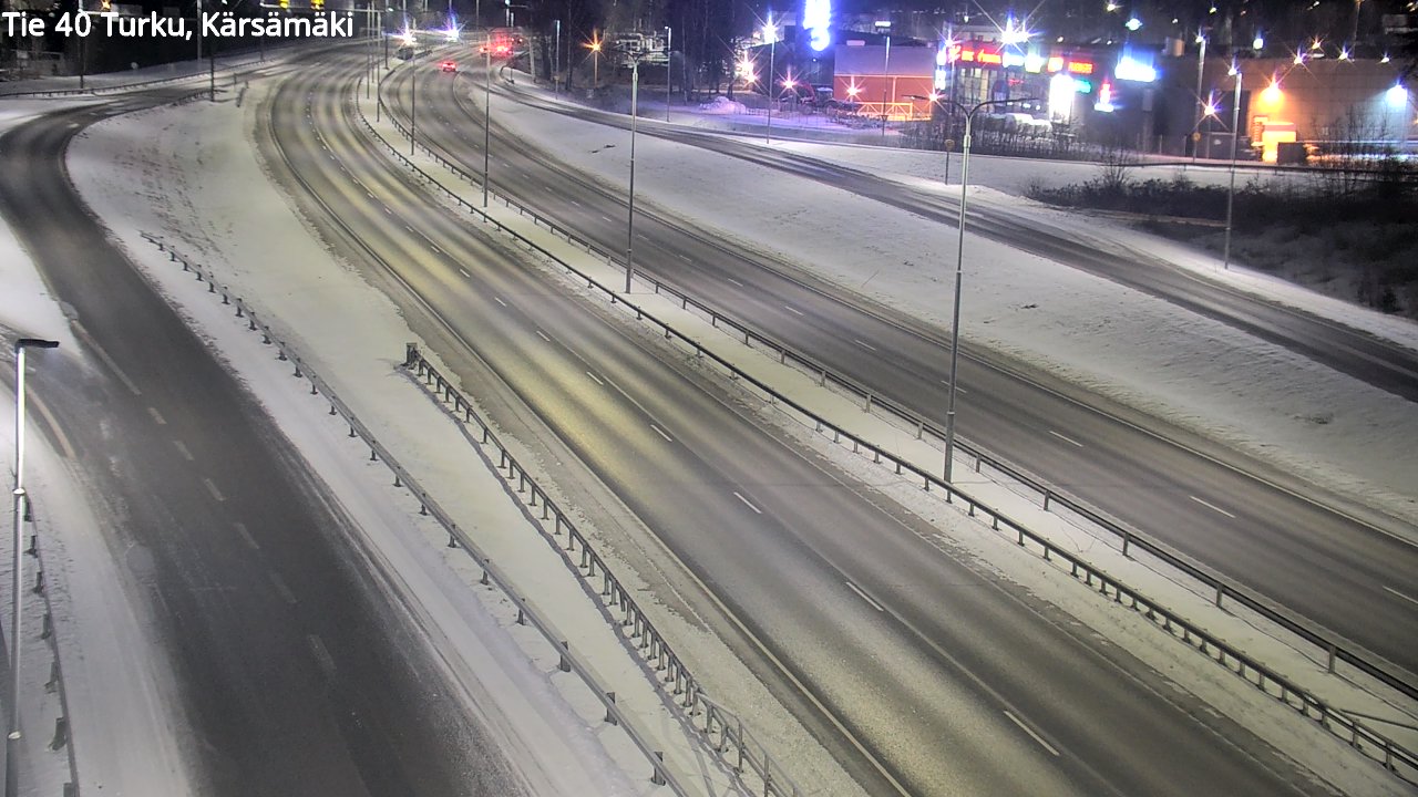 Weather Camera Image Road 40 Turku, Kärsämäki, Turku, Varsinais-Suomi