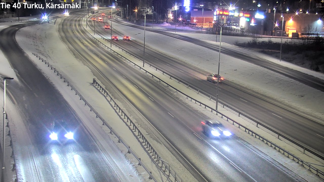 Weather Camera Image Road 40 Turku, Kärsämäki, Turku, Varsinais-Suomi