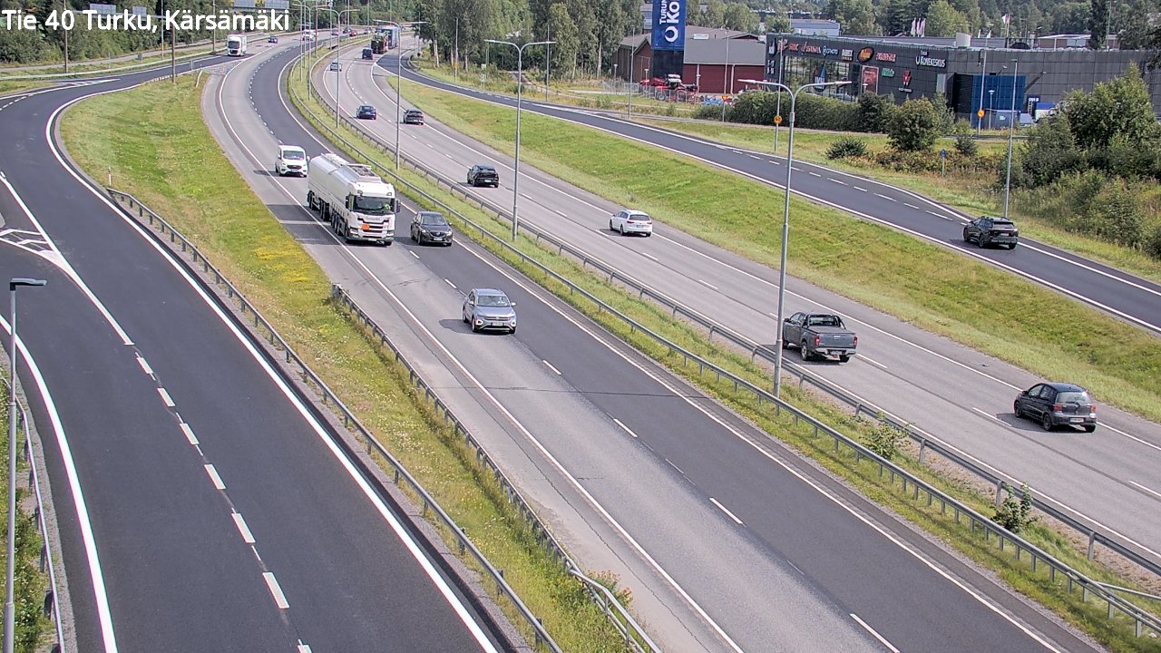 Weather Camera Image Road 40 Turku, Kärsämäki, Turku, Varsinais-Suomi
