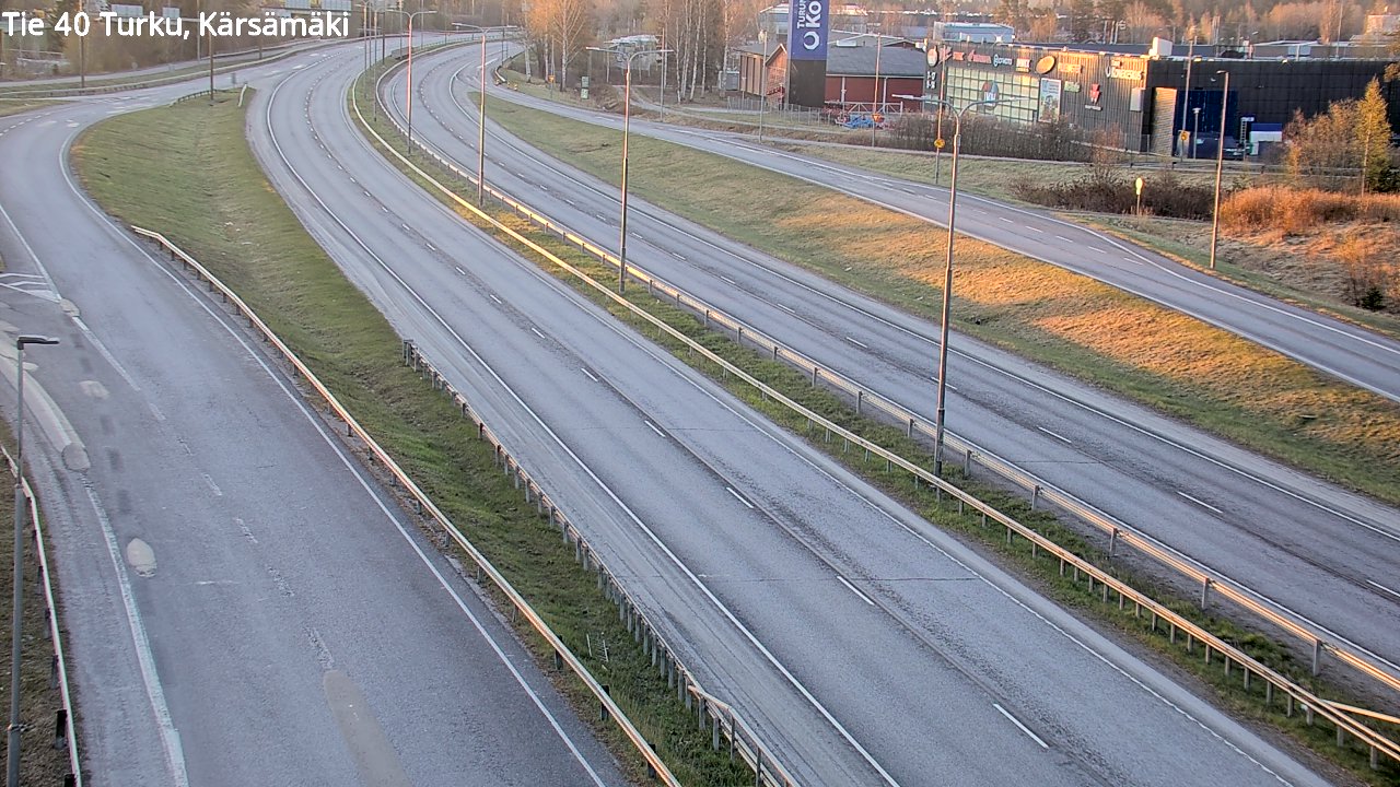 Weather Camera Image Road 40 Turku, Kärsämäki, Turku, Varsinais-Suomi