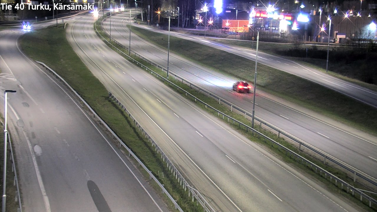 Weather Camera Image Väg 40 Åbo, Kärsämäki, Turku, Varsinais-Suomi