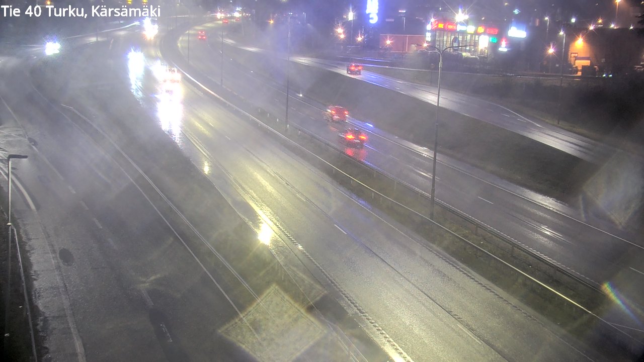Weather Camera Image Väg 40 Åbo, Kärsämäki, Turku, Varsinais-Suomi
