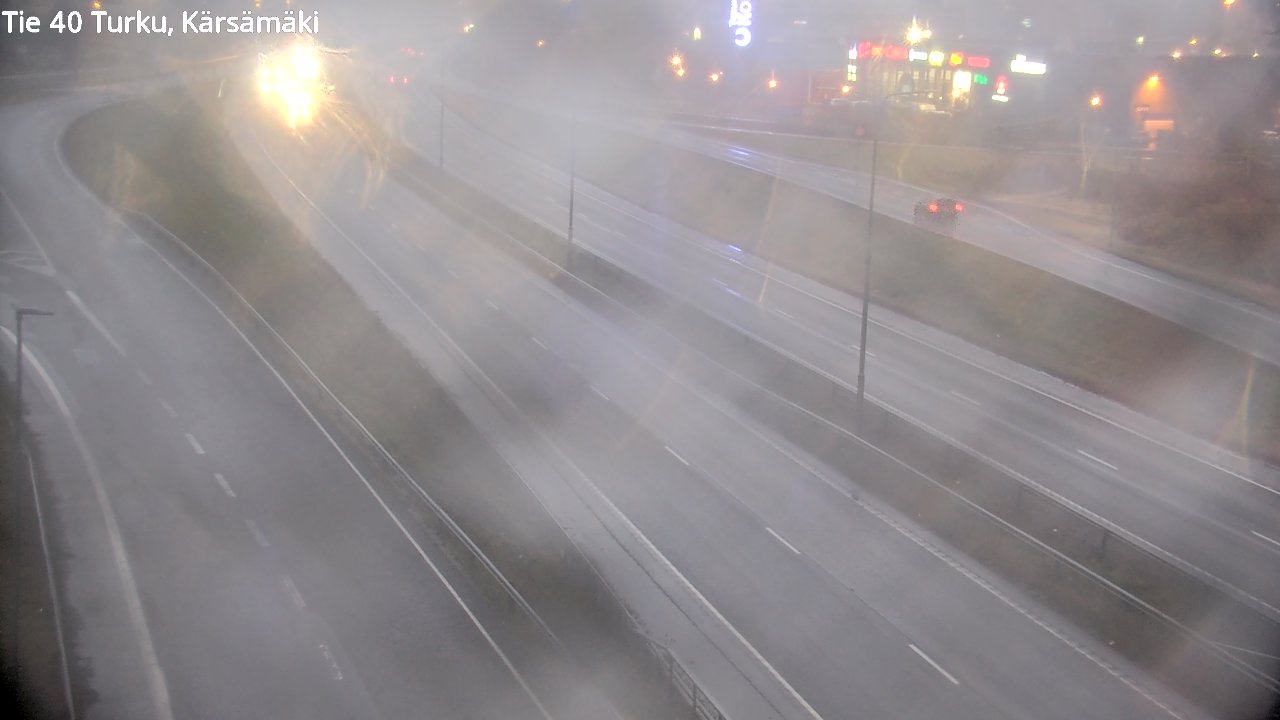 Weather Camera Image Väg 40 Åbo, Kärsämäki, Turku, Varsinais-Suomi
