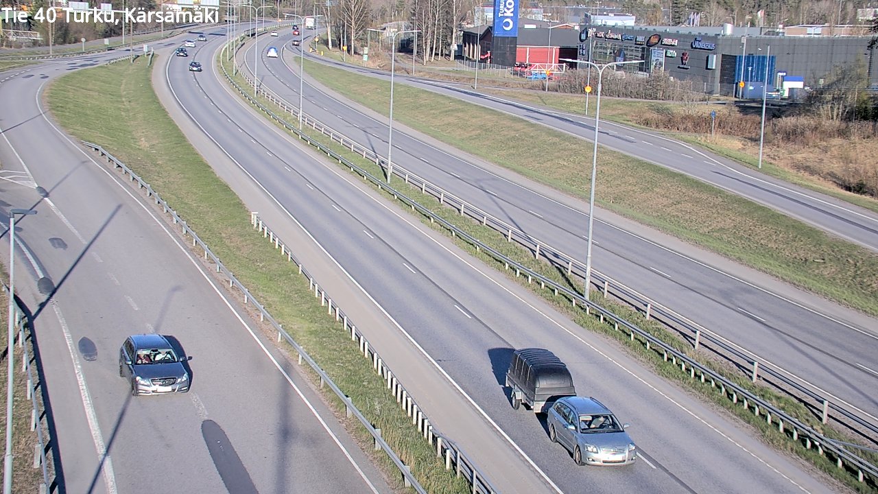 Weather Camera Image Road 40 Turku, Kärsämäki, Turku, Varsinais-Suomi