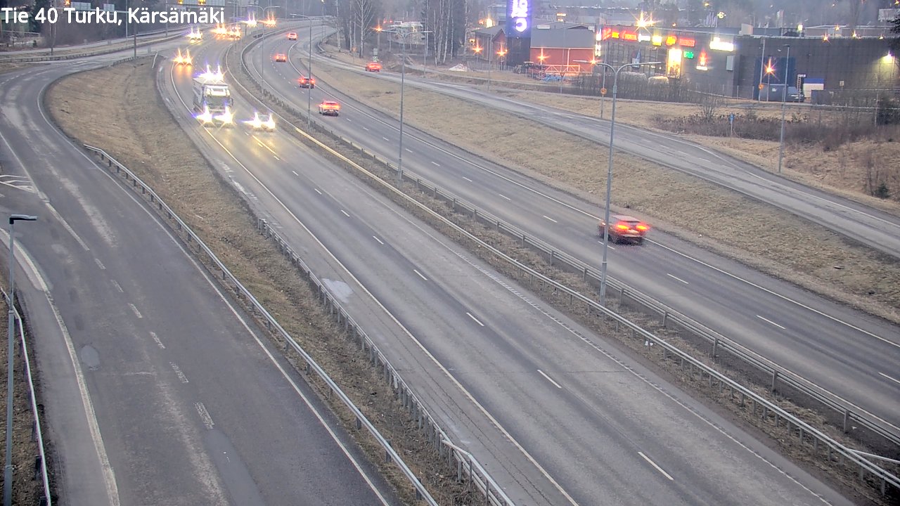 Weather Camera Image Road 40 Turku, Kärsämäki, Turku, Varsinais-Suomi