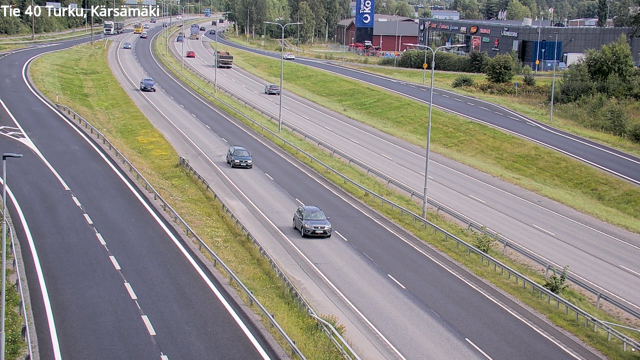 Weather Camera Image Road 40 Turku, Kärsämäki, Turku, Varsinais-Suomi