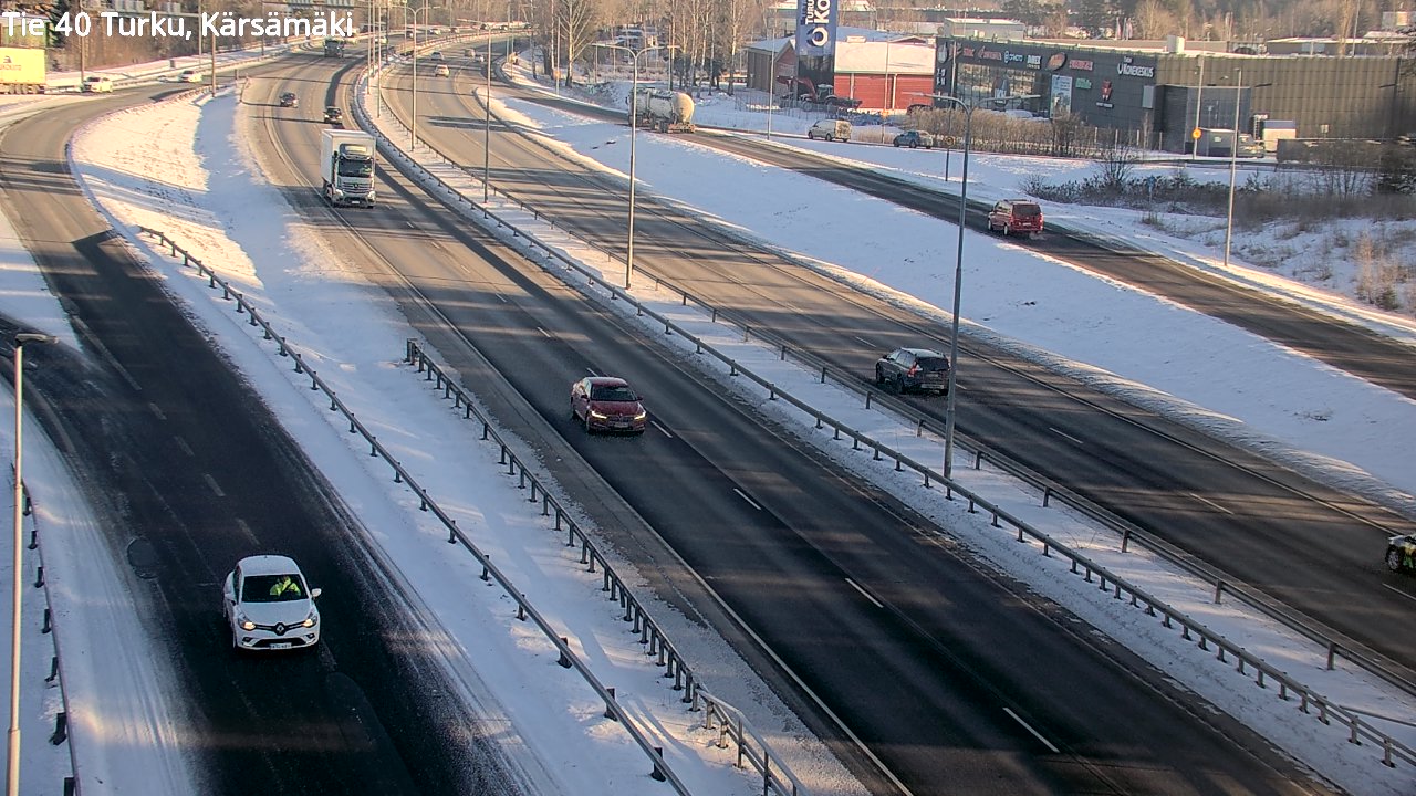Weather Camera Image Road 40 Turku, Kärsämäki, Turku, Varsinais-Suomi
