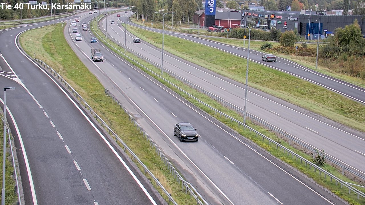 Weather Camera Image Road 40 Turku, Kärsämäki, Turku, Varsinais-Suomi