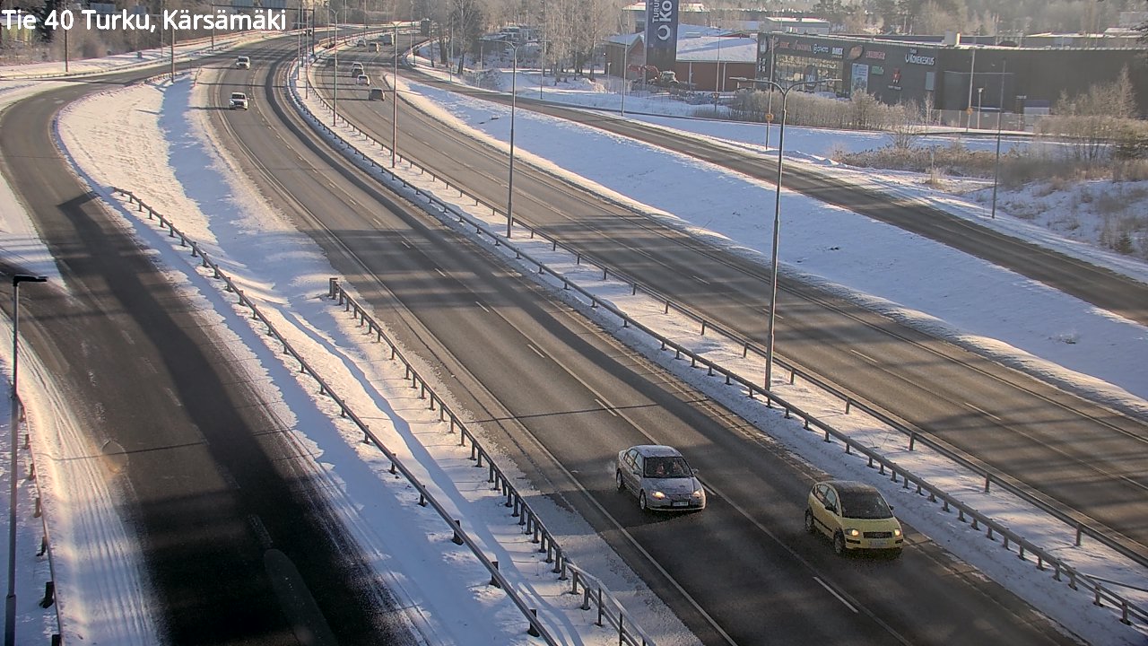 Weather Camera Image Road 40 Turku, Kärsämäki, Turku, Varsinais-Suomi