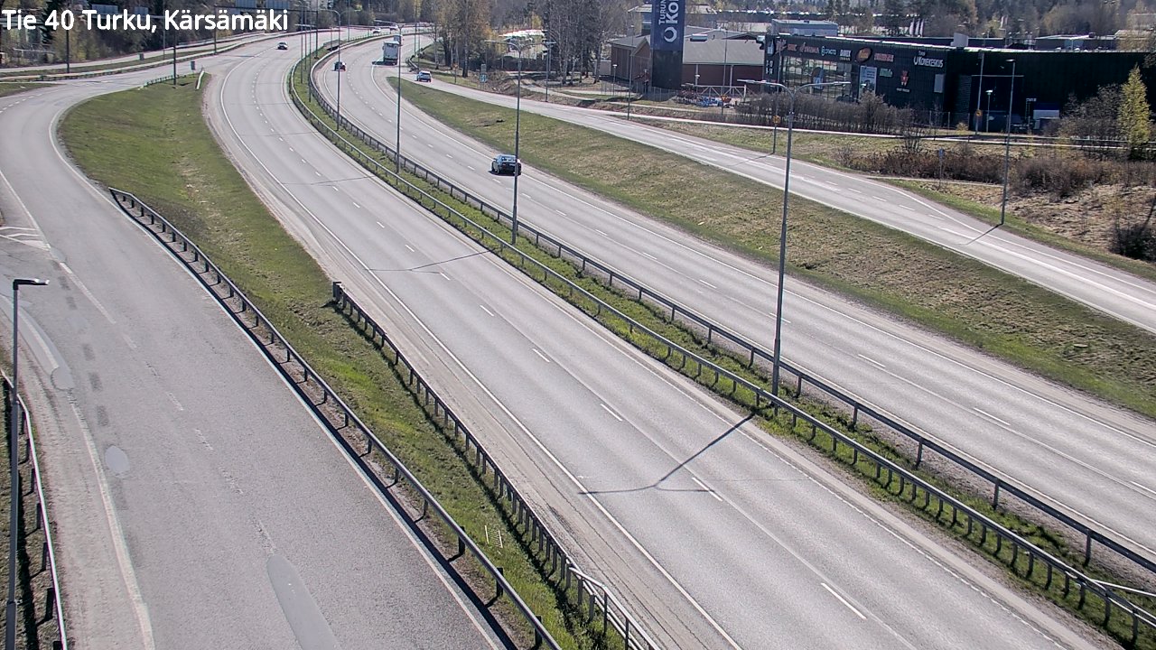 Weather Camera Image Road 40 Turku, Kärsämäki, Turku, Varsinais-Suomi