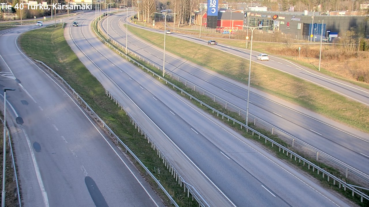 Weather Camera Image Väg 40 Åbo, Kärsämäki, Turku, Varsinais-Suomi