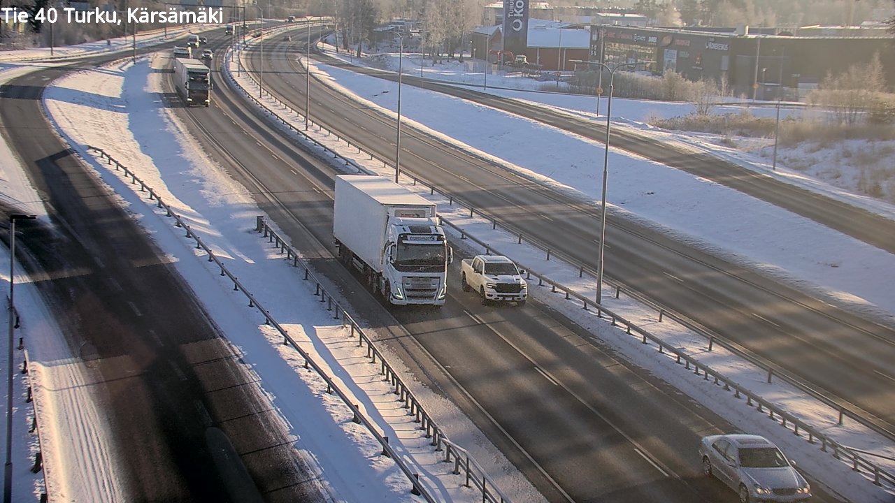 Weather Camera Image Road 40 Turku, Kärsämäki, Turku, Varsinais-Suomi