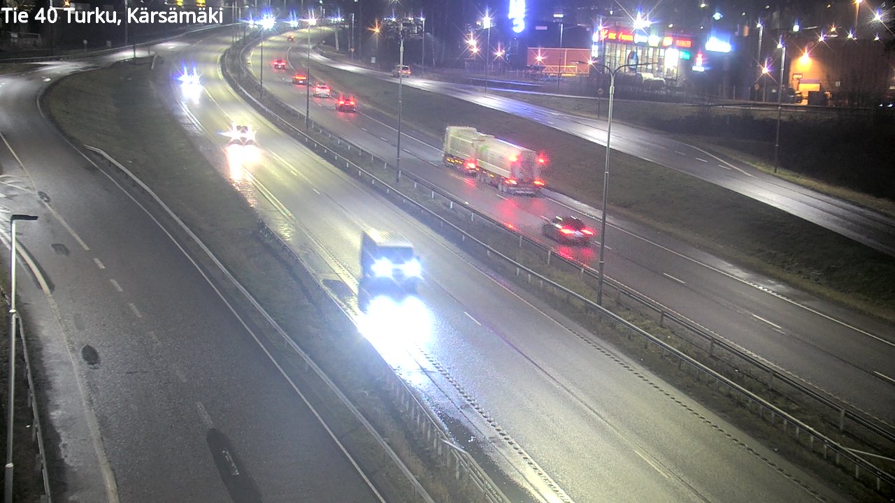 Weather Camera Image Väg 40 Åbo, Kärsämäki, Turku, Varsinais-Suomi