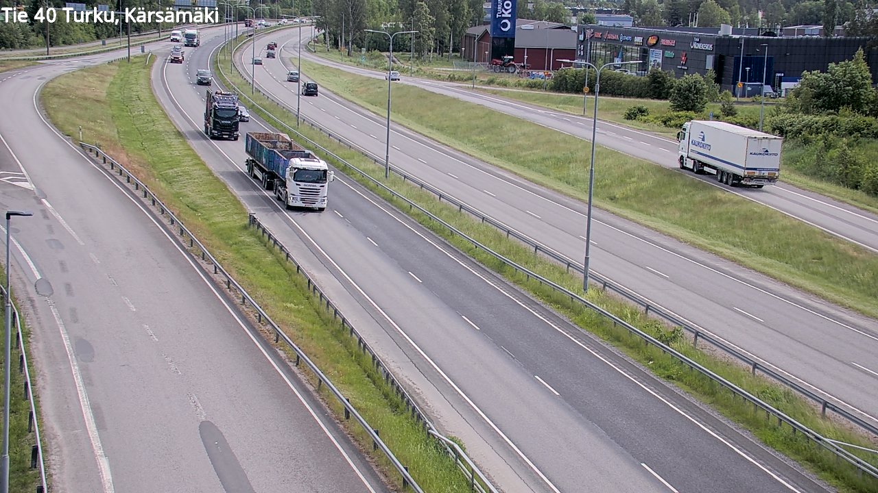 Weather Camera Image Väg 40 Åbo, Kärsämäki, Turku, Varsinais-Suomi