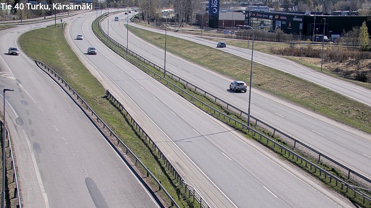 Weather Camera Image Road 40 Turku, Kärsämäki, Turku, Varsinais-Suomi