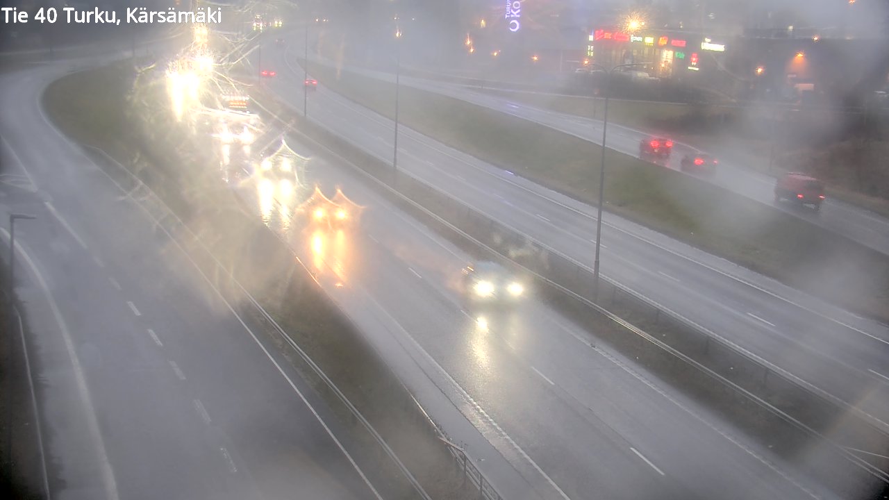 Weather Camera Image Väg 40 Åbo, Kärsämäki, Turku, Varsinais-Suomi