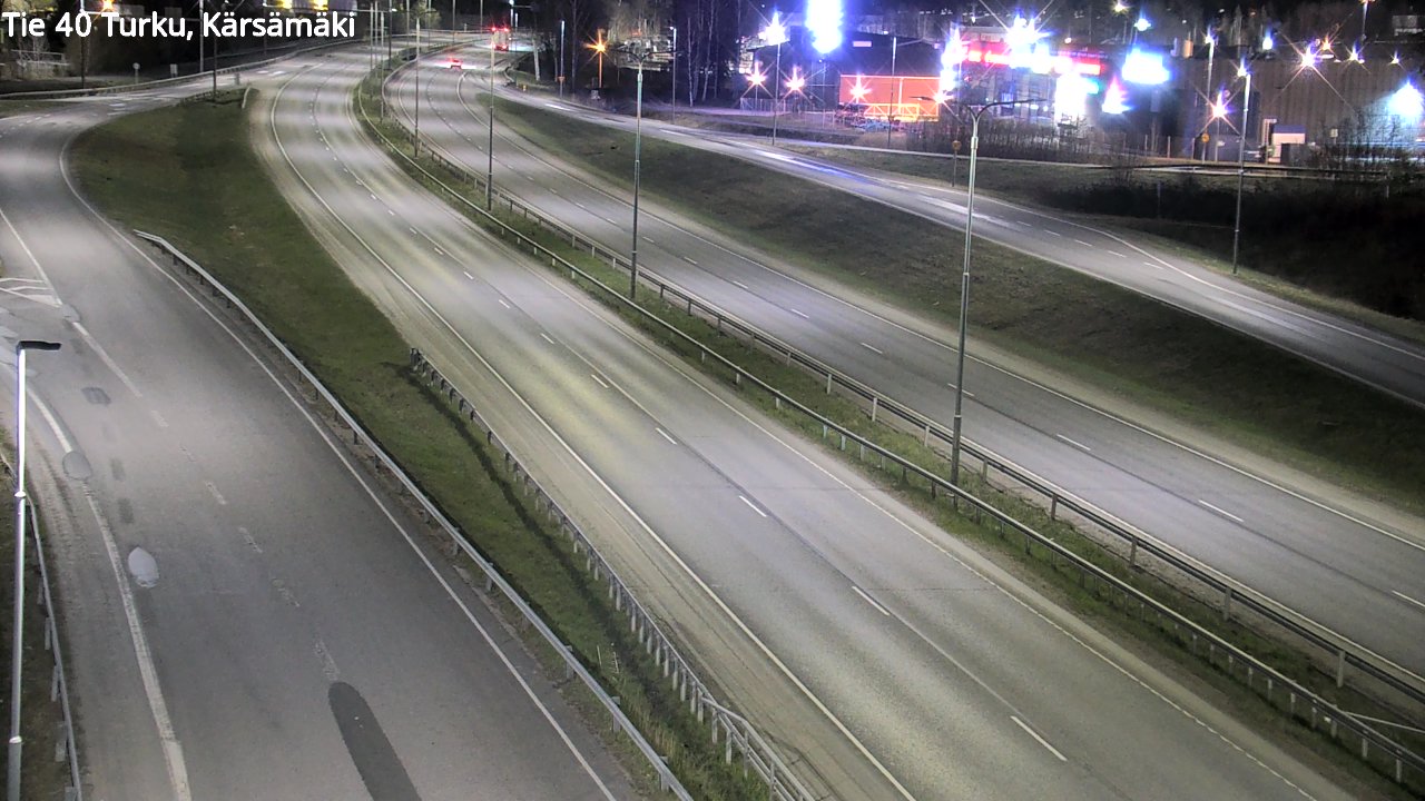 Weather Camera Image Road 40 Turku, Kärsämäki, Turku, Varsinais-Suomi