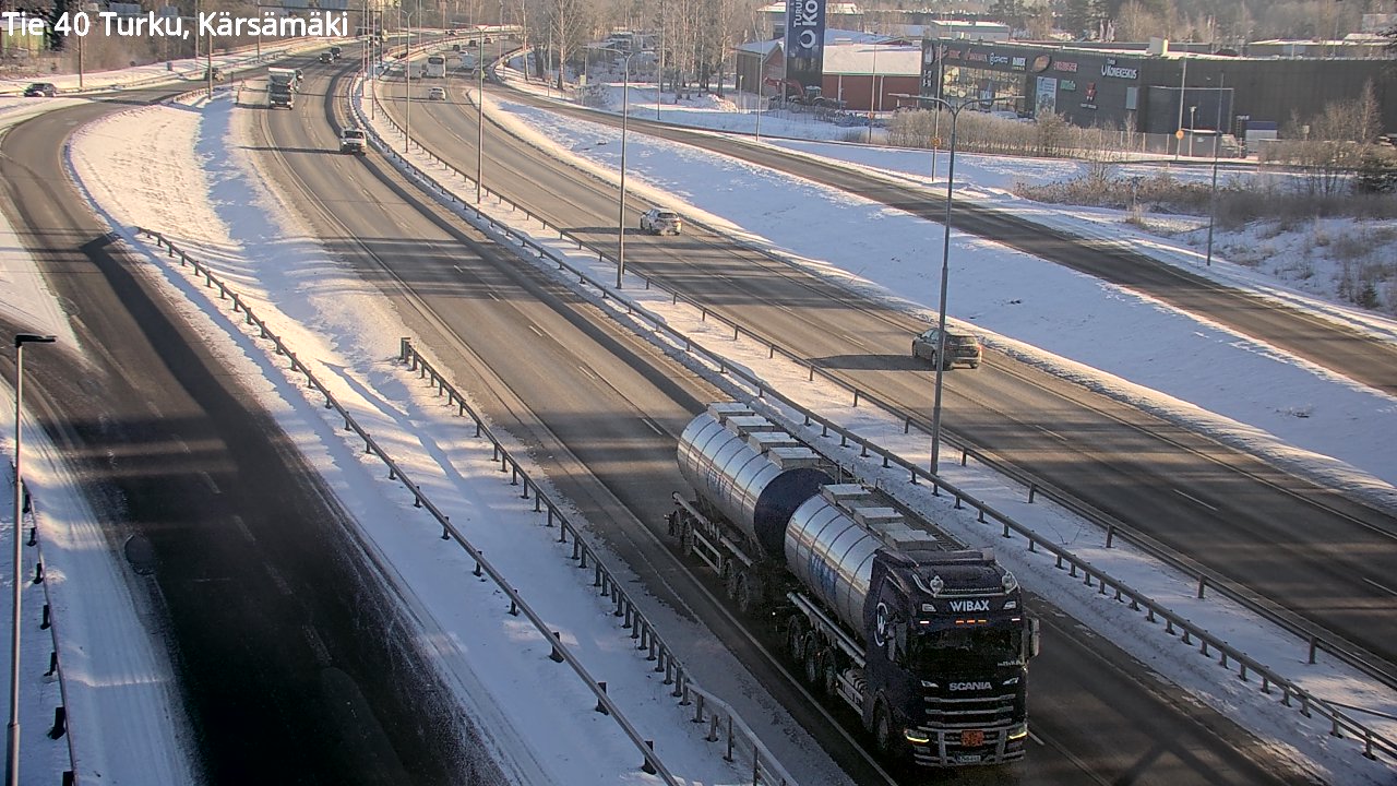 Weather Camera Image Road 40 Turku, Kärsämäki, Turku, Varsinais-Suomi