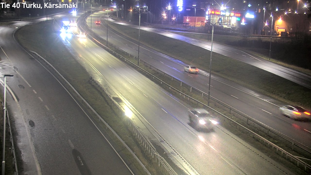 Weather Camera Image Väg 40 Åbo, Kärsämäki, Turku, Varsinais-Suomi