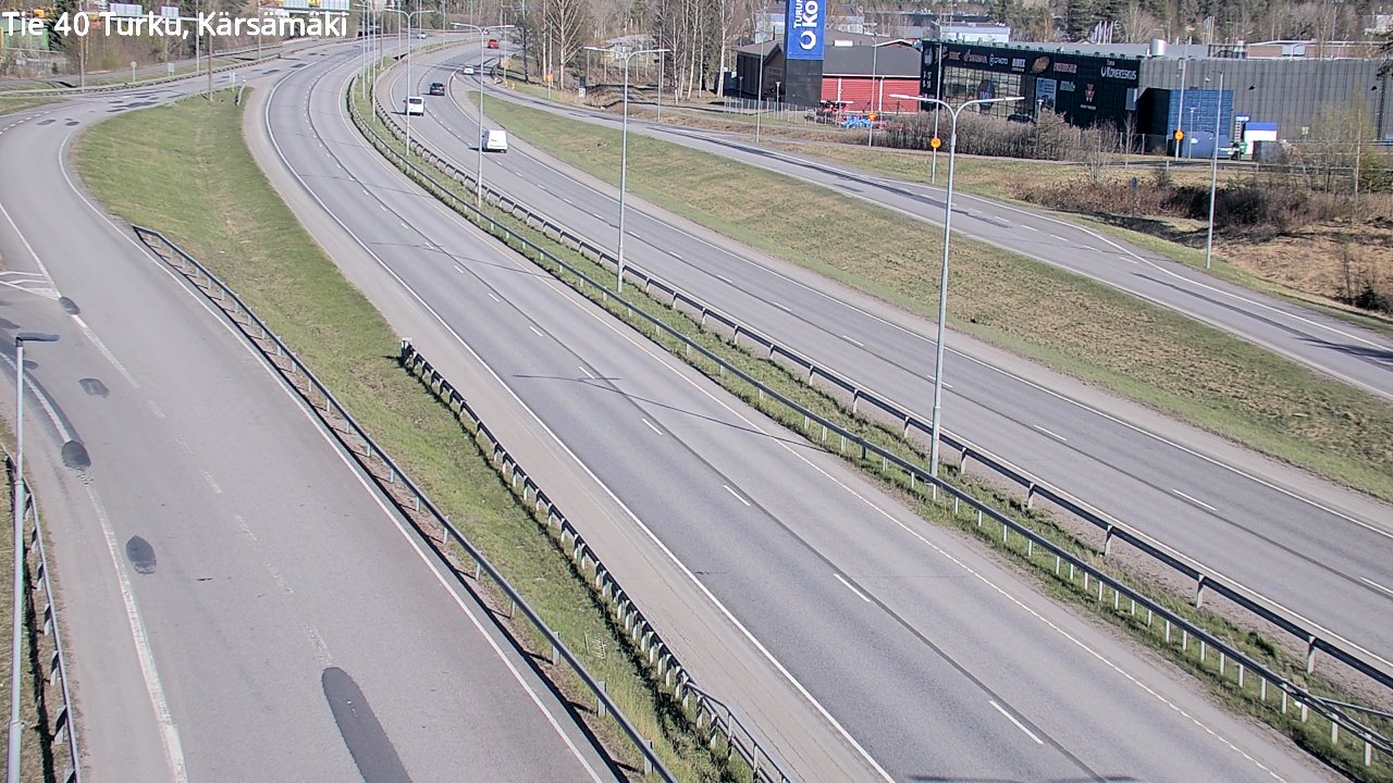 Weather Camera Image Road 40 Turku, Kärsämäki, Turku, Varsinais-Suomi